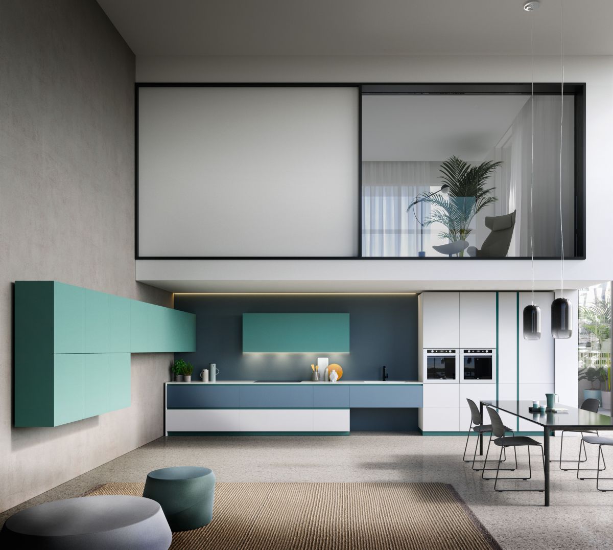 Une cuisine équipée personnalisée : couleur, matériau de façade, plan de travail... Une cuisine équipée personnalisée : couleur, matériau de façade, plan de travail...